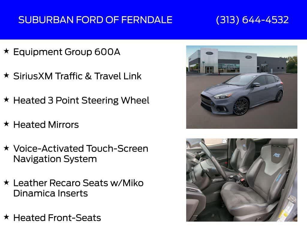 used 2017 Ford Focus RS car, priced at $29,495