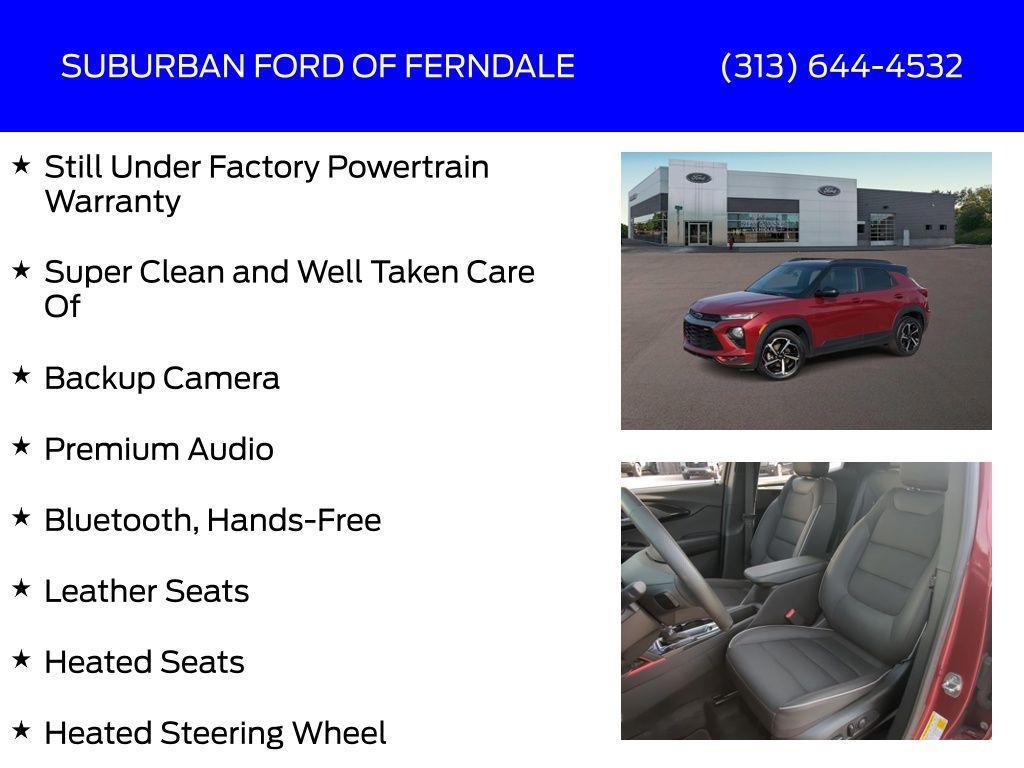 used 2022 Chevrolet TrailBlazer car, priced at $21,695