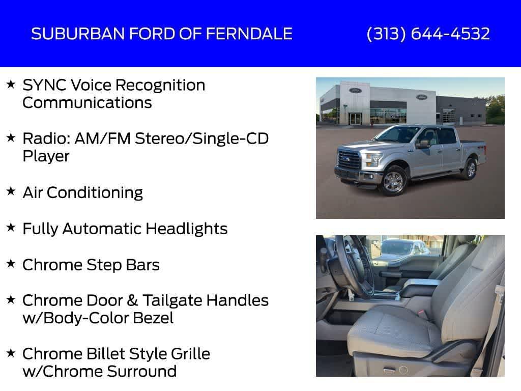 used 2016 Ford F-150 car, priced at $21,759
