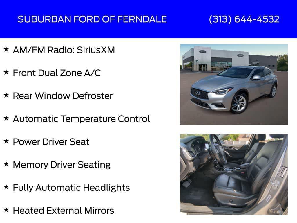 used 2018 INFINITI QX30 car, priced at $13,389