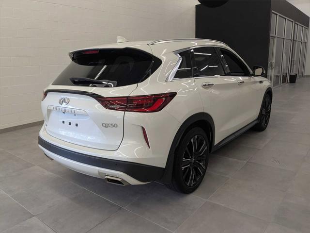 used 2022 INFINITI QX50 car, priced at $27,490