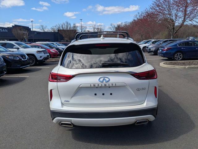 used 2021 INFINITI QX50 car, priced at $27,553