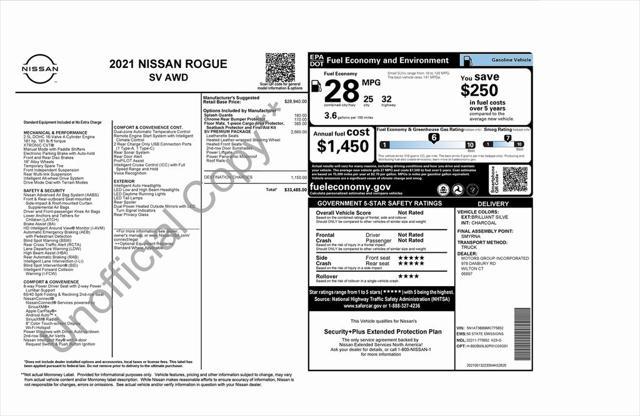 used 2021 Nissan Rogue car, priced at $27,190