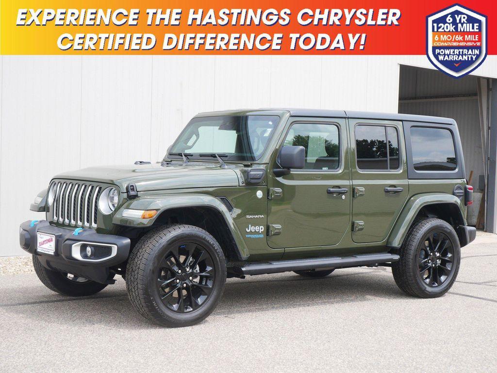 used 2022 Jeep Wrangler Unlimited 4xe car, priced at $34,982