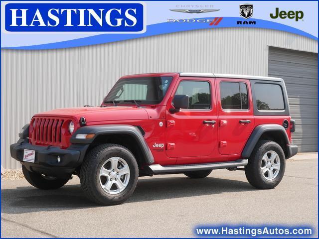 used 2020 Jeep Wrangler Unlimited car, priced at $25,982