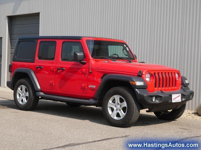 used 2020 Jeep Wrangler Unlimited car, priced at $24,982