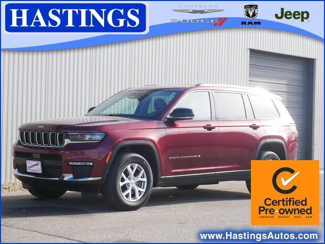 used 2021 Jeep Grand Cherokee L car, priced at $35,982