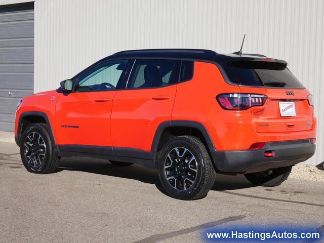 used 2021 Jeep Compass car, priced at $21,982