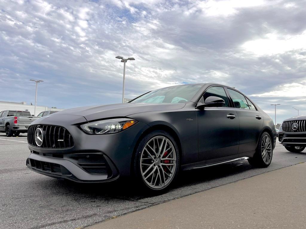 used 2024 Mercedes-Benz AMG C 43 car, priced at $62,500