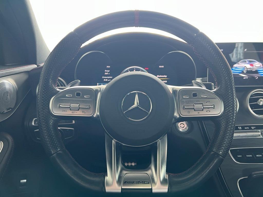 used 2020 Mercedes-Benz AMG C 43 car, priced at $27,900
