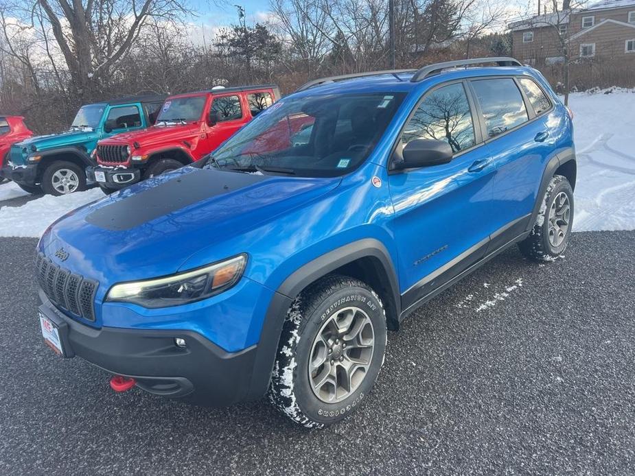 used 2021 Jeep Cherokee car, priced at $24,697