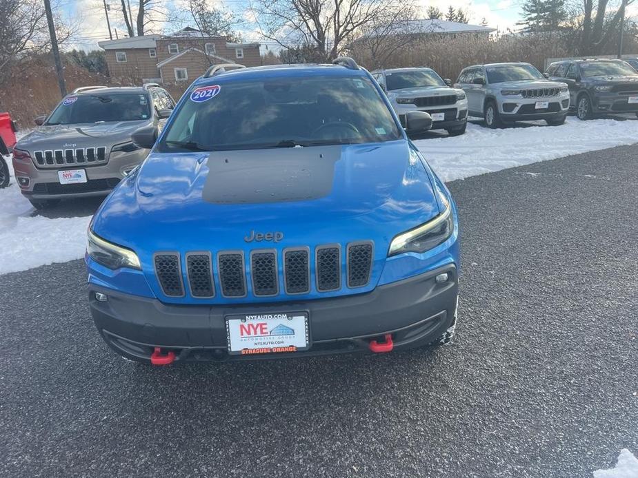 used 2021 Jeep Cherokee car, priced at $24,697