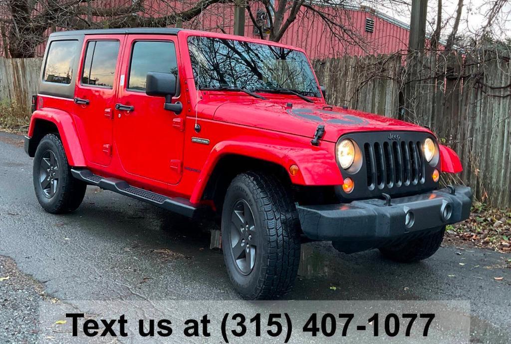 used 2016 Jeep Wrangler Unlimited car, priced at $18,695