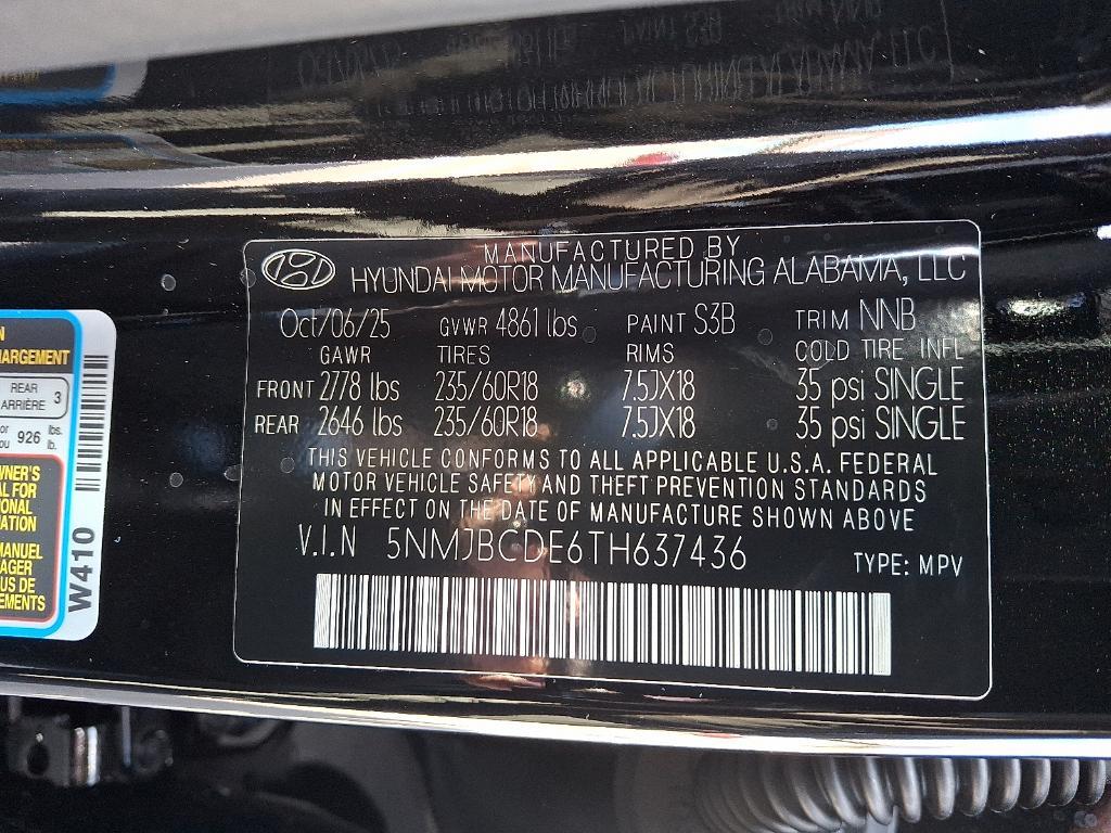 new 2026 Hyundai Tucson car, priced at $33,934