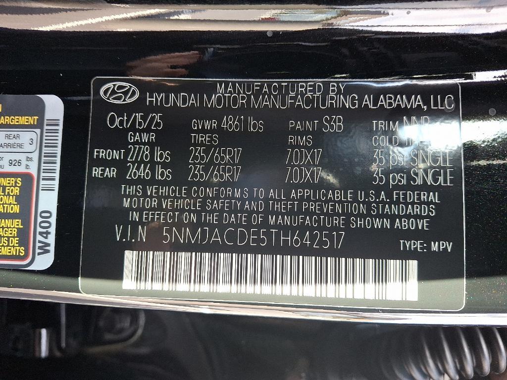 new 2026 Hyundai Tucson car, priced at $32,407