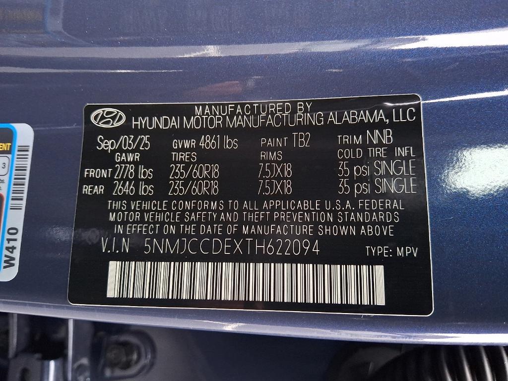 new 2026 Hyundai Tucson car, priced at $36,573