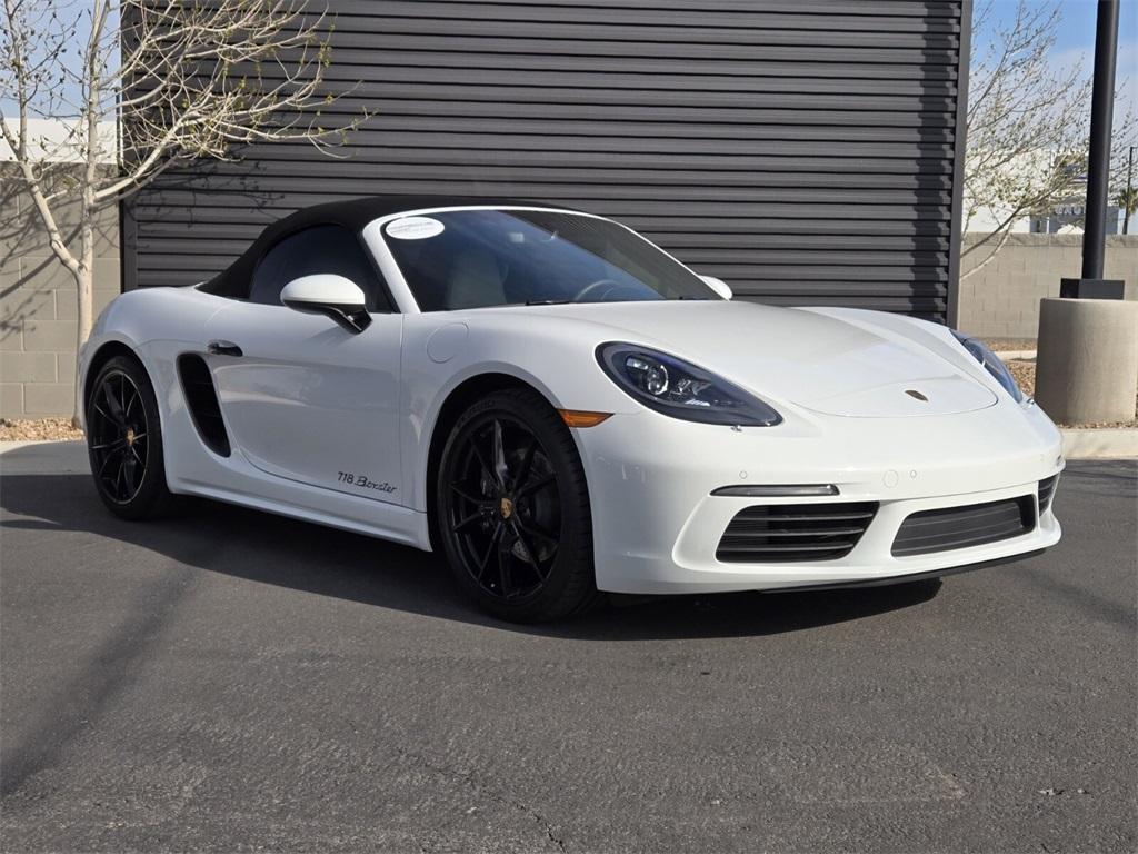 used 2023 Porsche 718 Boxster car, priced at $77,250