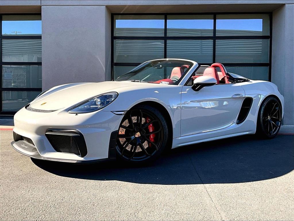 used 2021 Porsche 718 Spyder car, priced at $136,000