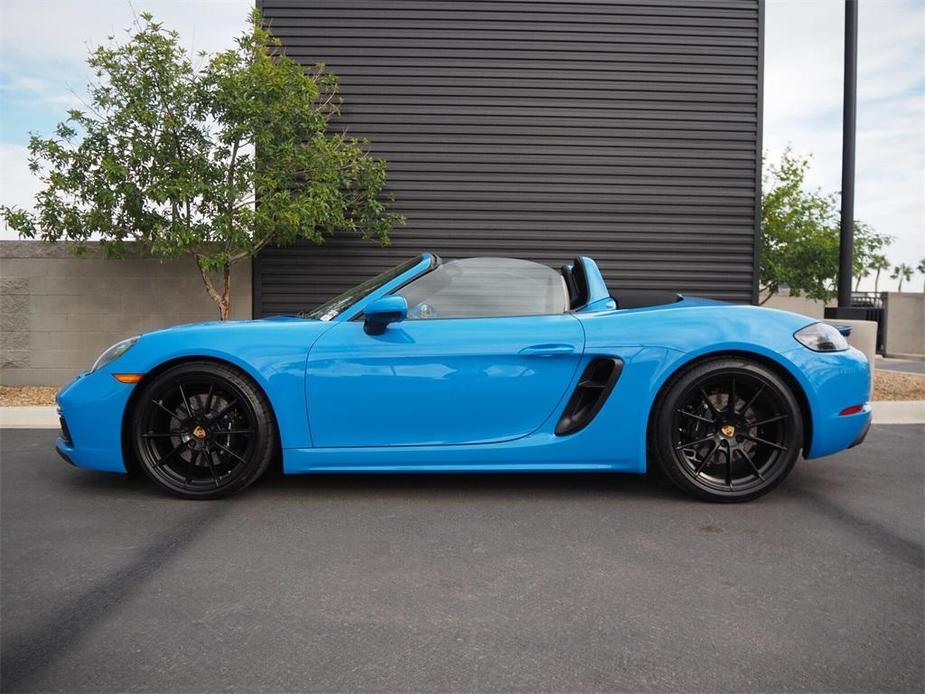 used 2023 Porsche 718 Boxster car, priced at $108,000