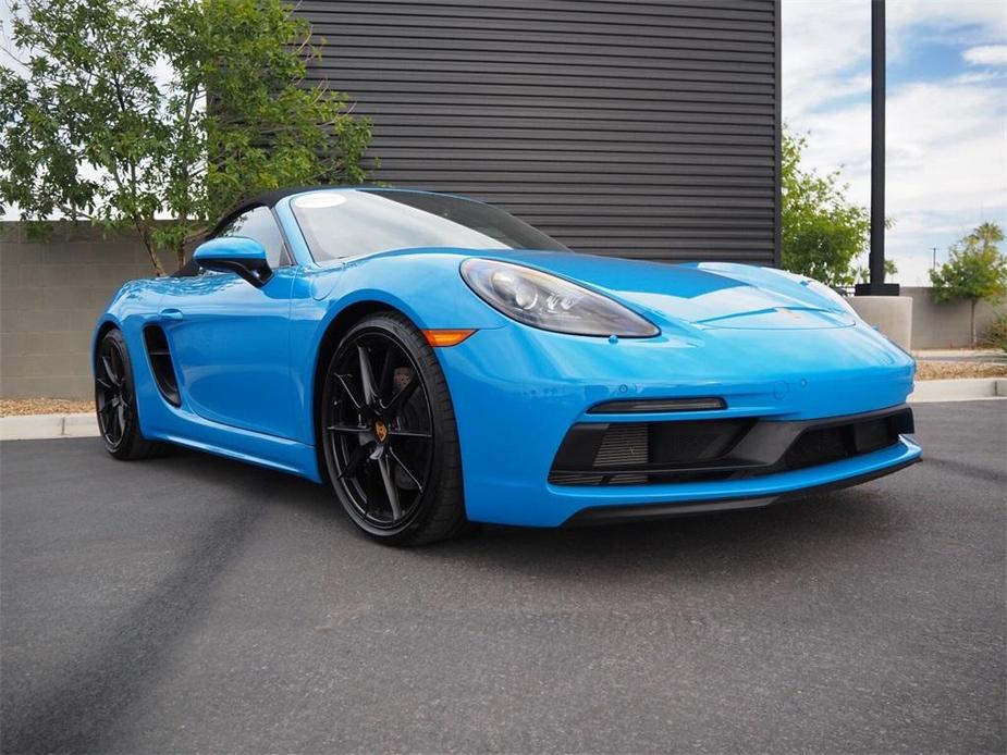 used 2023 Porsche 718 Boxster car, priced at $108,000