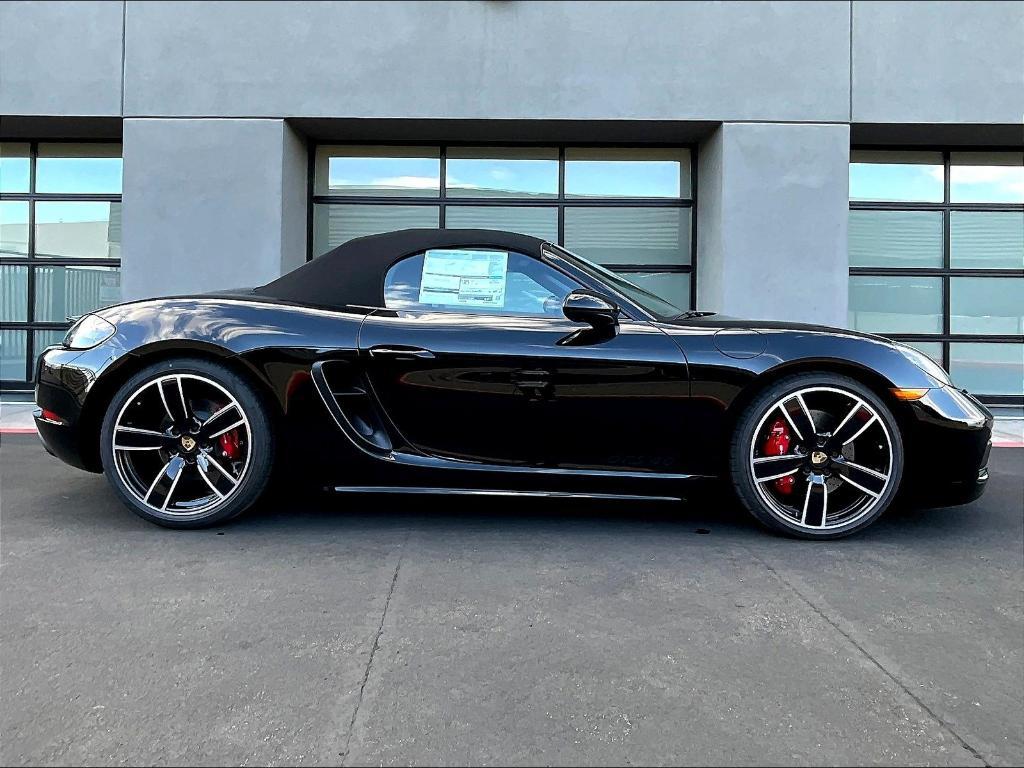 new 2025 Porsche 718 Boxster car, priced at $122,545