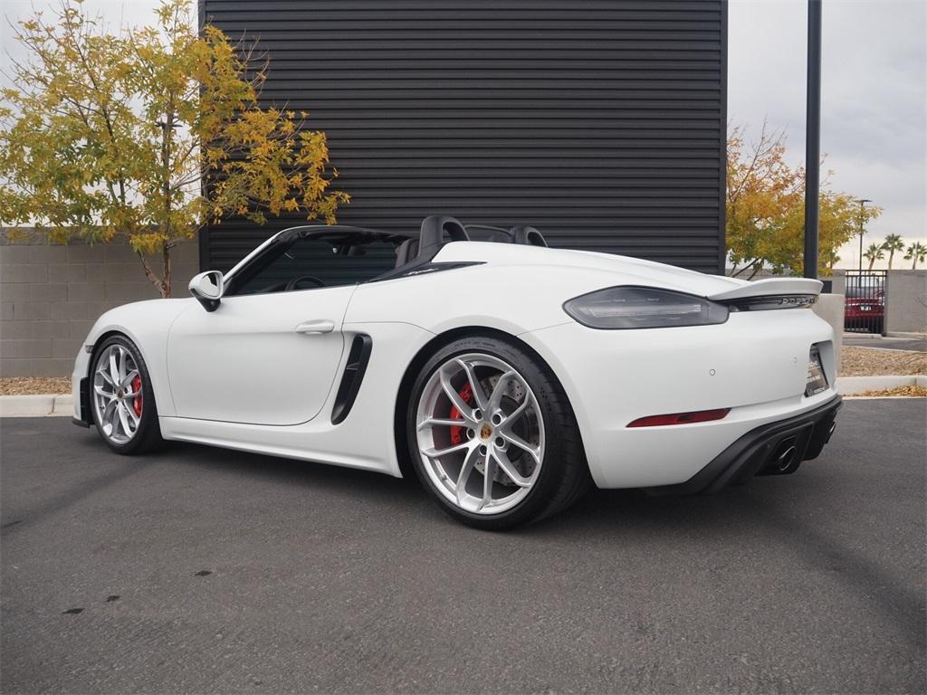 used 2021 Porsche 718 Spyder car, priced at $125,000