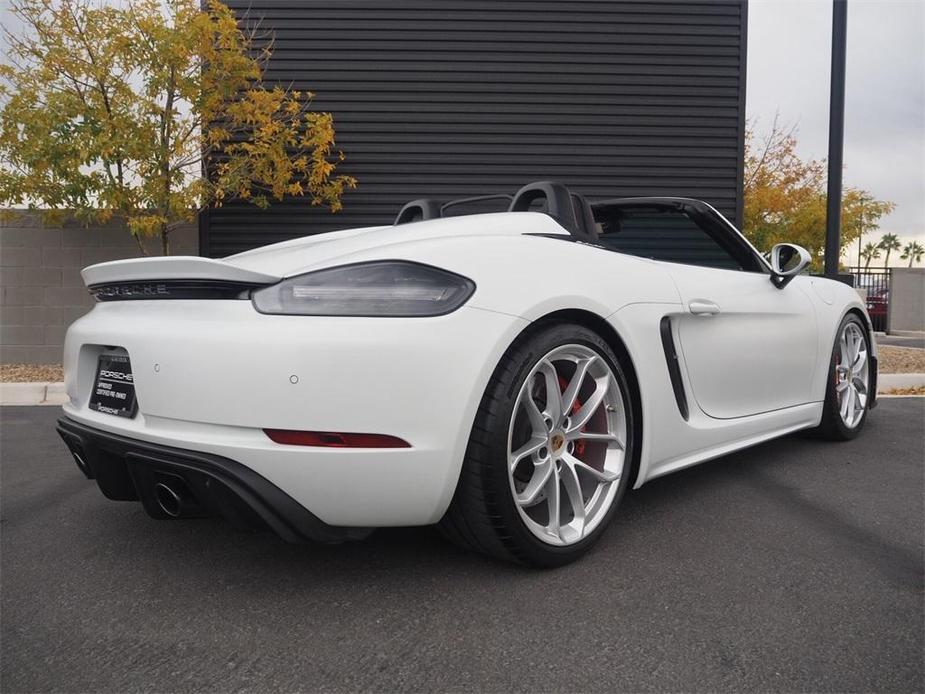 used 2021 Porsche 718 Spyder car, priced at $125,000