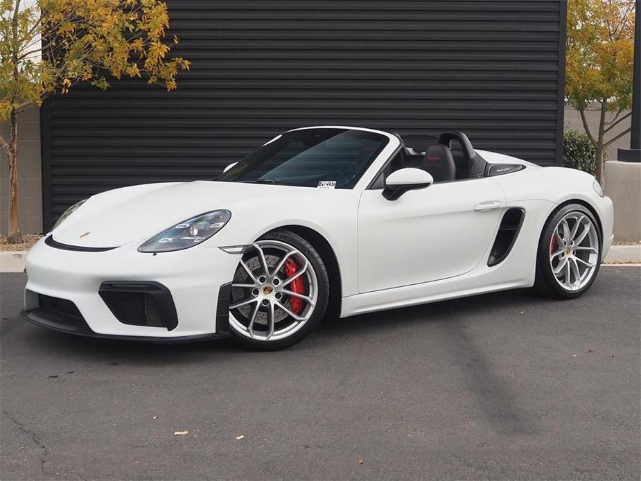 used 2021 Porsche 718 Spyder car, priced at $125,000