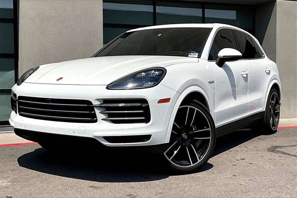 used 2022 Porsche Cayenne E-Hybrid car, priced at $80,000