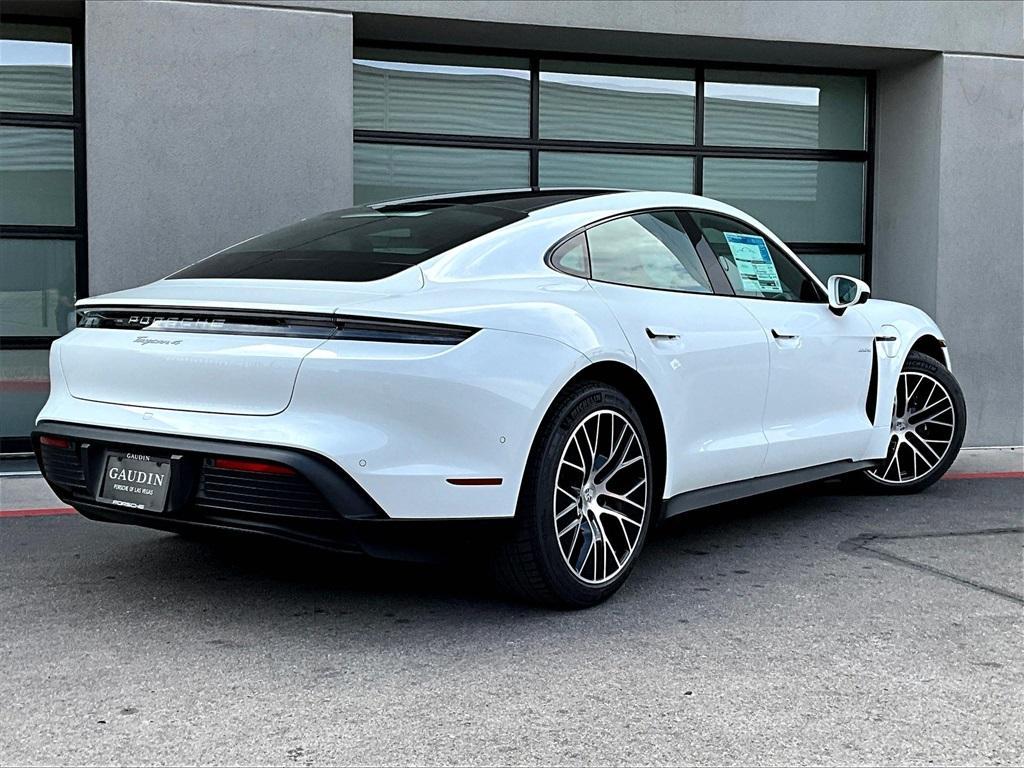 new 2025 Porsche Taycan car, priced at $123,605