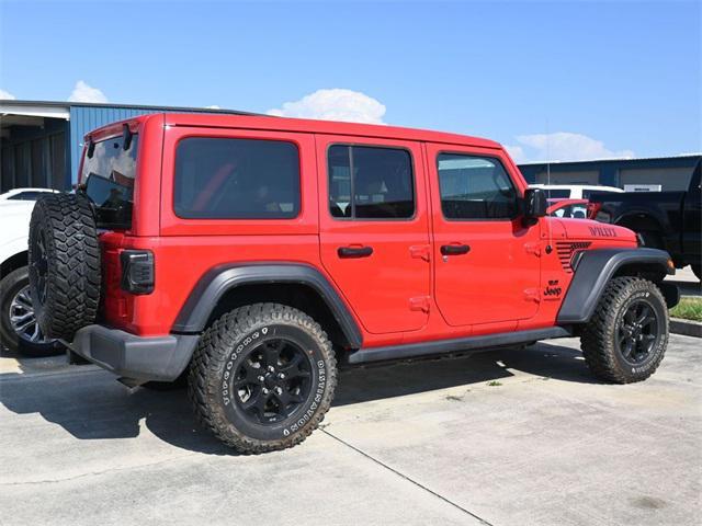 used 2021 Jeep Wrangler car, priced at $33,836