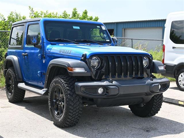 used 2021 Jeep Wrangler car, priced at $31,703