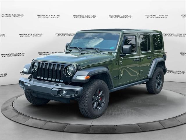 used 2021 Jeep Wrangler car, priced at $24,525