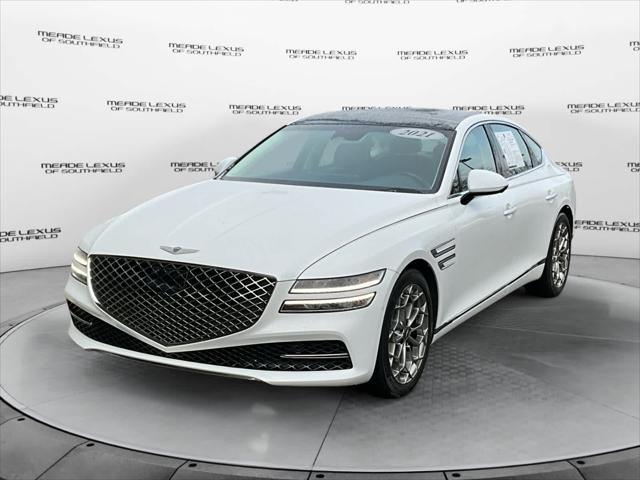 used 2021 Genesis G80 car, priced at $37,995