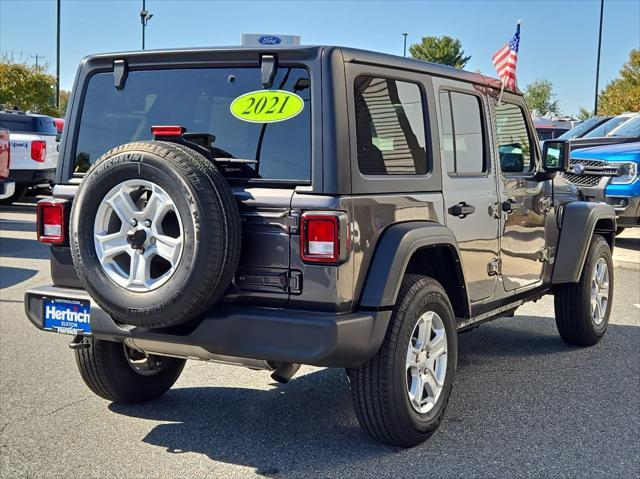 used 2021 Jeep Wrangler Unlimited car, priced at $32,654