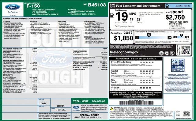 used 2022 Ford F-150 car, priced at $41,580