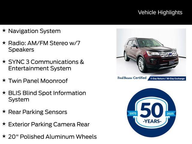 used 2019 Ford Explorer car, priced at $24,380