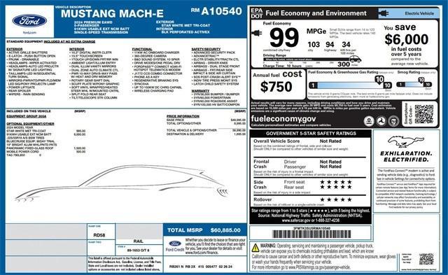 used 2024 Ford Mustang Mach-E car, priced at $43,080