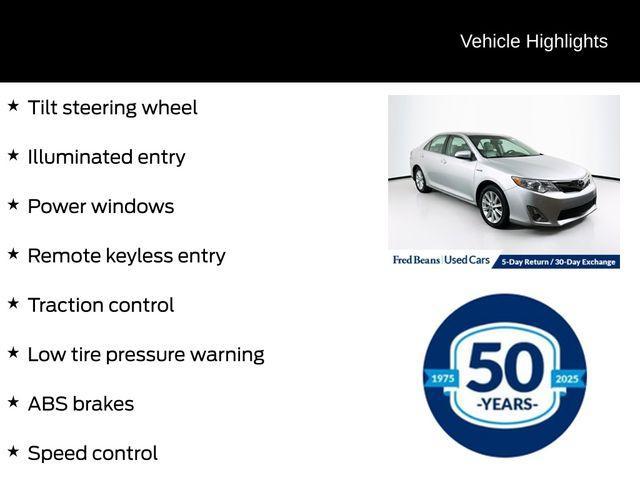 used 2014 Toyota Camry Hybrid car, priced at $9,000
