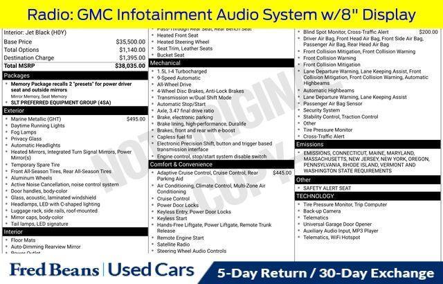 used 2023 GMC Terrain car, priced at $26,900