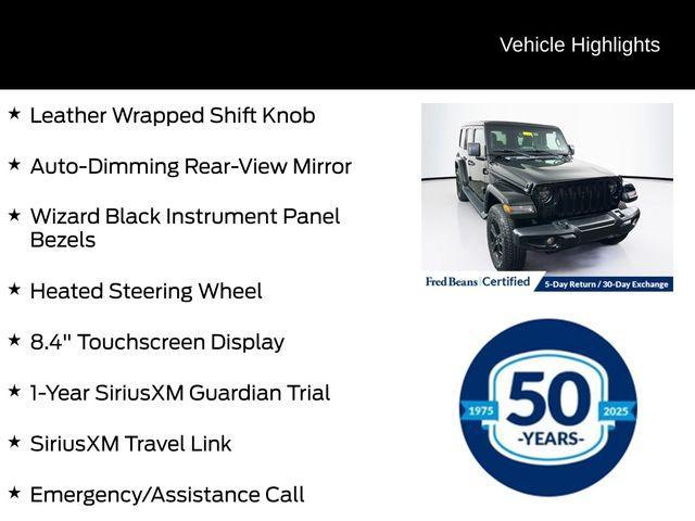 used 2021 Jeep Wrangler Unlimited car, priced at $33,910