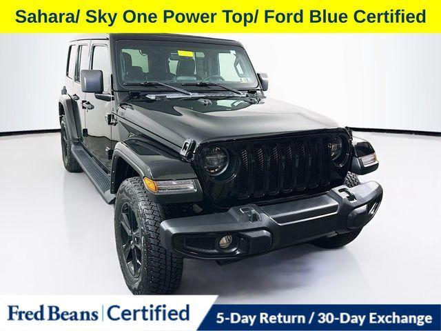 used 2021 Jeep Wrangler Unlimited car, priced at $33,910