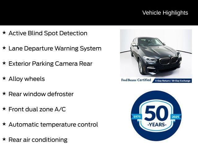 used 2019 BMW X4 car, priced at $19,590