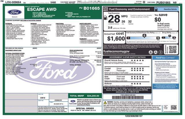 used 2023 Ford Escape car, priced at $24,900