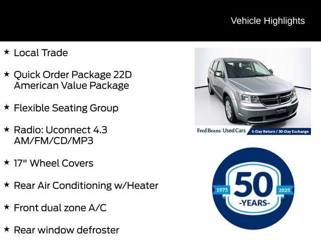 used 2015 Dodge Journey car, priced at $7,990