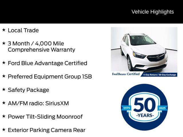 used 2019 Buick Encore car, priced at $16,570
