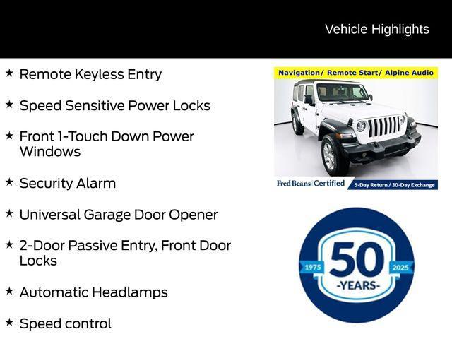 used 2022 Jeep Wrangler Unlimited car, priced at $30,988