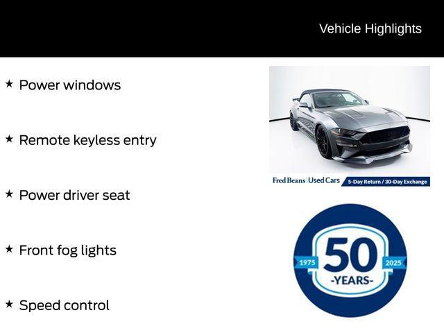 used 2019 Ford Mustang car, priced at $28,060