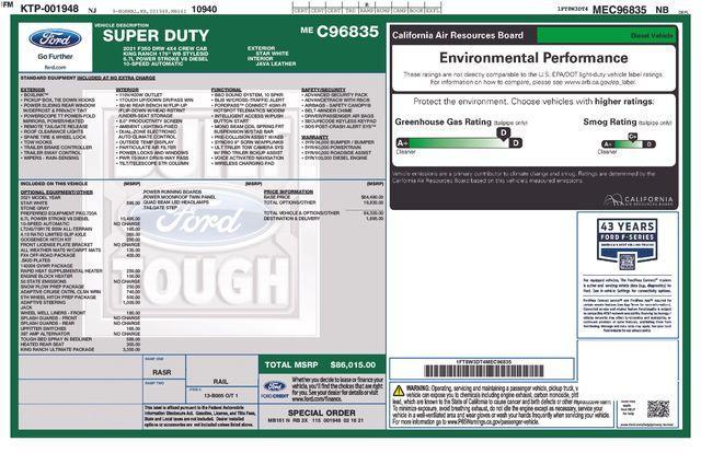 used 2021 Ford F-350 car, priced at $75,000