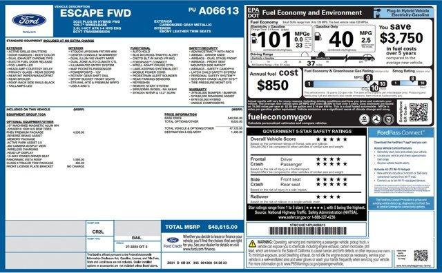 used 2023 Ford Escape car, priced at $32,900